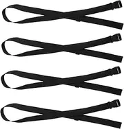 Travel Yoga Must-Have: 4pcs Adjustable Straps for Mats Suitcases Lightweight