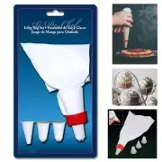 Icing Bag Cake Decorating Kit Set 5 Tips Supplies Nozzles Piping Cupcake