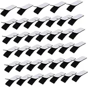 ULTECHNOVO 40 Pcs Double-Sided Hook and Loop Strips for Car Mount Wall Sticker Picture Frame Easy to Apply Adhesive Fasteners