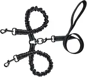 BESPORTBLE 1pc Dog Traction Strap Outdoor Dog Leash Outdoor Dog Lead Rope The Dog Chain Ring Drawstring Pet Products Pet Traction Strap Leash Leash Leashes Chain Leash Pet Pulling Strap Black