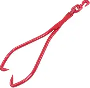 Felled Timber Claw Hook, 32In - Log Lifting Tongs Heavy Duty Grapple Timber Claw