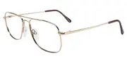 Flexon Autoflex 44 115 Men's Glasses Gold Size 57 - Private Health Rebate - Blue Light Block Available