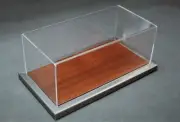 Atlantic Goodwood 1:24 Metal + Wood Combo Mahogany Display Case 1:24 Scale