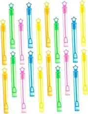 100 Pcs Bubble Bottle Toy Empty Bubble Tubes Bubble Machine Empty Bubble Wands Bubble Wands Bubble Wands for Star Design Bubble Wands Creative Bubble Makers Plastic WESIEVYA