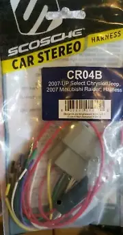 Genuine Scosche CR04B Wire Harness Replace Radio Stereo for Chrysler Dodge Jeep