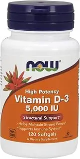 NOW Foods Vitamin D3 5000 Iu (360 (120X3))