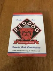 NEW 1995 RED DOG PREMIUM BEER BREWERY PLAYING CARDS NIP