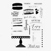 Gemini Marvellous Macarons Stamp and Die Set, One Size, One Color