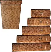 Bamboo Reed Fence,Roll-Up Blind Shades for Outdoor Privacy,1.6-4.6ft W Bamboo Fencing,Patio Privacy Screens and Panels,Bamboo Curtains for Patio