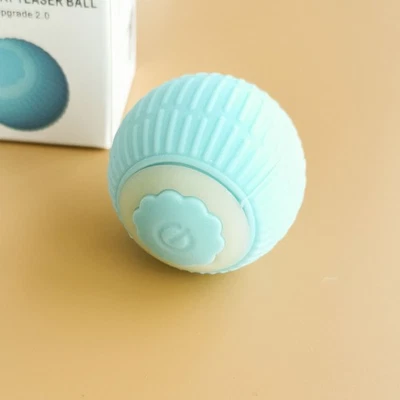 Mini Smart Pet Toy Ball Auto Obstacle Avoidance Rechargeable Colorful Light