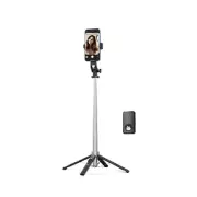 Travel Tripod for Smartphones – Extendable Selfie Stand Stick with Remote & Grip