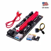 PCI-E Riser Card PCI E 1X 4x 8x 16x Extender USB 3.0 Adapter Card