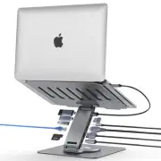 Laptop Docking Station Stand 11-IN-1 Triple Display HDMI DP 4K60Hz Gigabit Et...