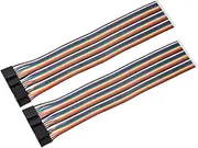 XYWHPGV Flat Cable 5 X 6P Rainbow IDC Wire 2.54mm Pitch 20cm Length 2Pcs(87526 bbfdf 1bb69 d1a41 ede2f 83e97