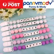 Personalised Dummy Clip Soother Chain Dummy Holder Soother Chain for Boys