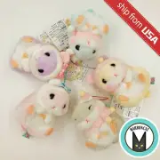 Genuine Japan Amuse Fluffy Coroham Coron Hamster Strap Charm Plush Cute Doll