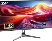 24 Inch Monitor FHD 1920 * 1080 Computer Monitors,Ultra-Slim Bezels, 75Hz, 4Ms,