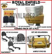 Royal Enfield - COMBO PACK 4 ITEM'S , Silver For METEOR 350 (for: Royal Enfield)