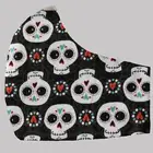 Face Mask sugar skull with red hearts skeleton Halloween skull Filter MedAdult