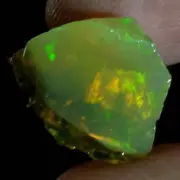 10.00Ct Amazing Ethiopian "Play-Of-Color" Fire Opal Oil Rough 100% Natural Gems