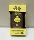 Sun Bum Premium Sunscreen Face Stick SPF 30 Water Resistant 0.45oz EXP 12/25