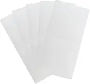 MUSISALY 5Pcs Clear Electrostatic Windshield Stickers for Dash Cams Parking Permits Easy Installation Decals to Prevent Scratching Versatile Use for Vehicle Information Decoration