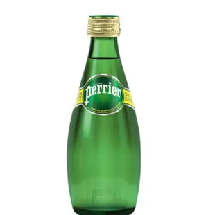 免運 法國 沛綠雅perrier天然氣泡礦泉水 330ml x 24瓶 (玻璃瓶) 沛綠雅 perrier 氣泡水 礦泉水 HS嚴選