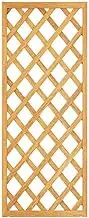 Wooden Garden Partition Screen,Outdoor or Indoor Decorative Privacy Panel,Plant Support Frame,Patio Deck Lawn Backyard(Yellow,60x150cm)