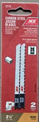 JIGSAW BLADE 2PK. ACE CARBON STEEL WOOD BLADE 12 TPI #23176