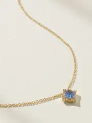 [Suzanne Kalan] Suzanne Kalan - Princess Midi 18-karat Gold, Sapphire And Diamond Necklace - One size One size Gold
