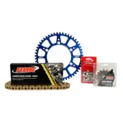 KTM 250 SXF Troy Lee Designs 2021-2021 RHK 14/52 Gold O-Ring Chain & Blue Alloy