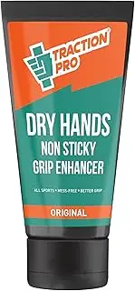 TRACTION PRO Dry Hands - Mess-Free Pickleball Accessories - Tennis Hand Grip Enhancer - Pole Grip for Pole Dancing - Anti Sweat Hands Dry Grip Shield