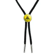 Gadsden Flag Don't Tread On Me Western Southwest Cowboy Necktie Bow Bolo Tie