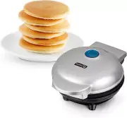 Mini Maker Electric round Griddle for Individual Pancakes, Cookies, Eggs & Other