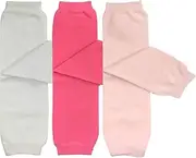 [allydrew] 3 Pack Solid Color Baby Leg Warmers & Toddler Leg Warmers