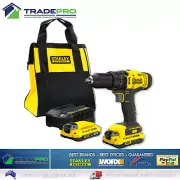 Stanley® Fatmax 18V Cordless Drill Driver V20 Kit 2x Batteries & Charger & Bag