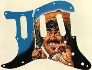 Pickguard Stratocaster Graphic LEFT HANDED to fit Fender 11 HOLE Bandito