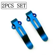 2Pcs Stainless Steel Deep Carry Pocket Clips for Benchmade 535 Folding Knife