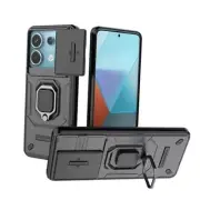 Compatible with Redmi Note 13 Pro 5G Bracket Shell,with Slide Camera Lens