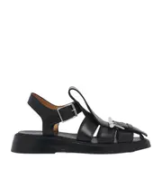 Alexander McQueen T-Bar Cage Sandals 36,37,38,39,40 black