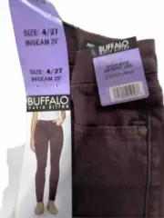 NWT Buffalo David Bitton Women's Hanna High Rise Stretch Skinny Pant 4/6/8/10