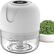 Electric Garlic Chopper | Vegetable Chopper Blender | Rechargeable Wireless Dicer Kitchen Gadget For Home Kitchen Outdoor Cooking Camping