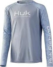 [HUK] Kids' Double Header Long Sleeve Shirt +Sun Protection