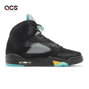 Nike Air Jordan 5 Retro Aqua 黑 藍 黃 喬丹 反光 CP3 男鞋 DD0587-047