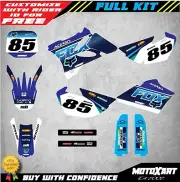 Custom graphics, full kit for YAMAHA YZ 85 2002 - 2014 FOXY STYLE stickers