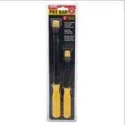 2PCS Curved Pry Bar Nail Puller Crowbar Wrecking Chisel Heavy Duty Value Set