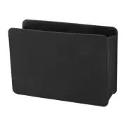 Car Trash Can Hanging Car Door Back Seats Faux Leather Trash Bin Black 1Pcs