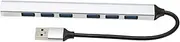Denash Data Hub, USB Extender Support Video Surveillance Cameras Support Multiple Devices 7 Ports Simple Design for Computer for Office, Denash0p7agy5rvc