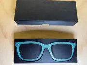 Green Sparkle Pair Eyewear Topper Larkin - Homemade PLA