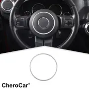 ⭕Car Steering Wheel Trim Decor Cover For Jeep Wrangler Compass Patriot 2011-2015 (for: Jeep)